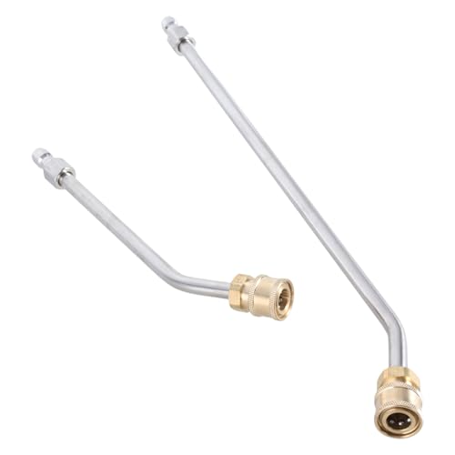 2Pcs-Pressure-Washer-Gutter-Attachment-Power-Washer-Extension-Wand-Curved-Rod-14Inch-Quick-Connection 2Pcs Pressure Washer Gutter Attachment Power Washer Extension Wand Curved Rod 1/4Inch Quick Connection - Image 1