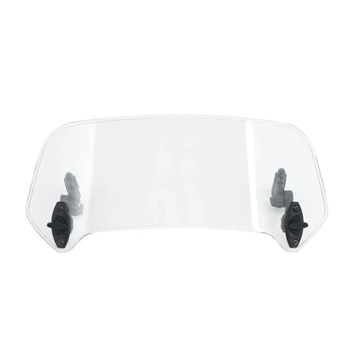 Déflecteur à fixation pince moto transparent pour voyager en Suzuki SV 650 sans fatigue