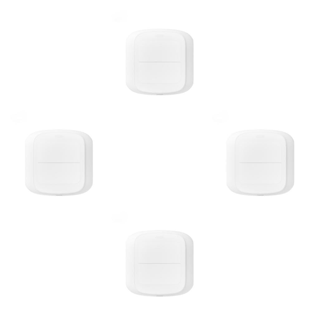 IOIUSKKU 4 Juegos de Interruptor de botón Zigbee portátil - Controlador Pro para el hogar Inteligente Interruptor inalámbrico Botón de Escena Interruptor Push Smart Switch WiFi, WiFi 4Conjunto