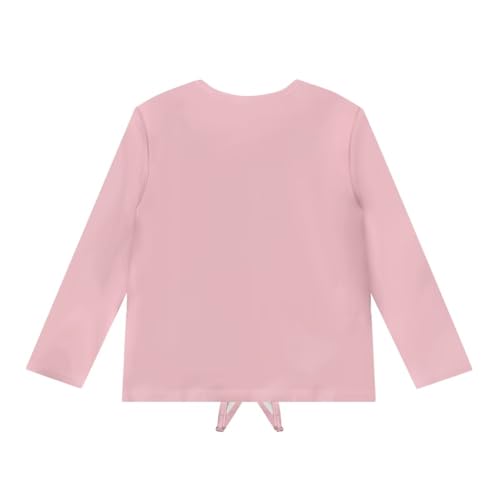 ZFRXIGN Girls Long Sleeve Shirts 5-12 Years Tie Front Shirt Cute Fall Tops for Party, School, Home, Athletic Wear2