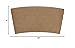 Karat [1,000 ct] Coffee Cup Sleeves Traditional Corrugated Coffee Cup Holder for 10oz to 24oz Cups, Recyclable & Disposable (C5300 Kraft)