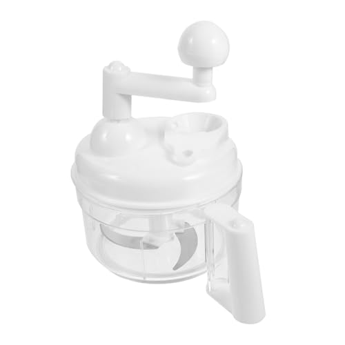 Procesador manual de alimentos con cuchillas de acero inoxidable miniatura 1