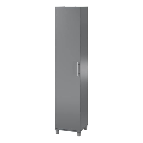 Systembuild Camberly 16" Utility Storage Cabinet, Graphite Gray #TOP15