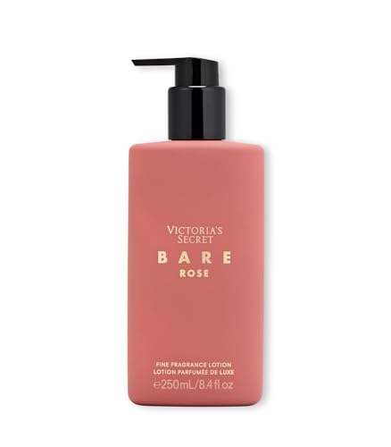 Victoria's Secret Bare Rose Fragrance Body Lotion, Notes of Pear Skin, Rosa Centifolia & Sheer Woods (8.4 oz)