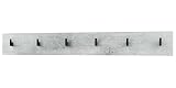 Vladon Wandgarderobe Wandpaneel Garderobenpaneel Linea in Beton Oxid Optik