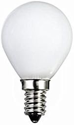 10 x G45 Golf Ball 40 Watt SES/E14 Small Edison Screw in Opal (White/Soft) Finish Double Life: 2,000 Hours by EVERBRIGHTPLUS [Energy Class E]