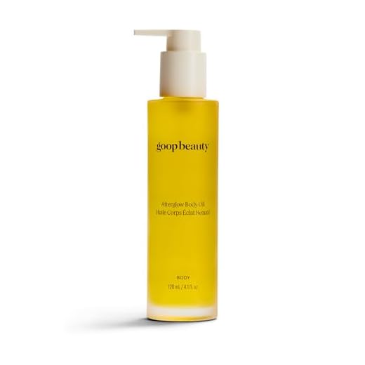 goop Óleo Corporal Beauty Afterglow, Hidratante De Rápida Absorção Para Pele Seca, Semente Uva, Romã E Framboesa Firme, Suave, Radiante Sem Silicone, 113 Ml