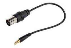 PK Green DVB-T RF Coaxial Cable Adapter Adaptor TV Antenna Freeview on Laptop PC DVBT