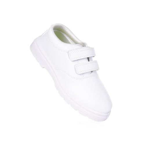 Image of Velcro School Shoes for Kids Lightweight Durable Comfortable Uniform Footwear