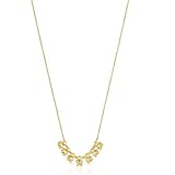 TOUS Collar corto con baño de oro 18 kt sobre plata y detalle, Para Mujer, Colección Bold Bear