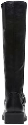 Clarks Women's Hearth Rae Knee High Boot, Black Leather, 8 Wide | Image 5