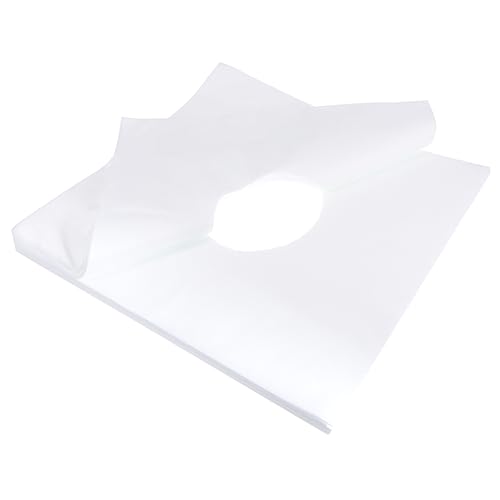 TOVINANNA 200pcs Disposable Face Hole Pillow Face Massage Cover for Spa Neck Hole Cushion Gentle on Skin Quick Dry