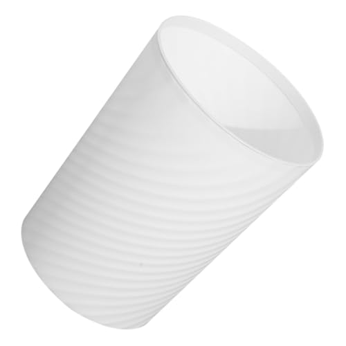 Poubelle de bureau blanche en plastique Cabilock pour tri et recyclage moderne