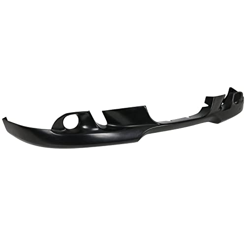 Front Bumper Lip Compatible With 2004-2007 BMW E60 5-SERIES PRE-LCI, AC-S Style PU Blackby IKON MOTORSPORTS