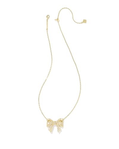 Kendra Scott Krista Bow Short Pendant Necklace, Fashion Jewelry for Women2