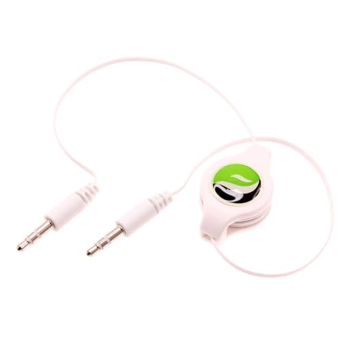 Cable Auxiliar Retráctil 3.5mm para Auto y Audio