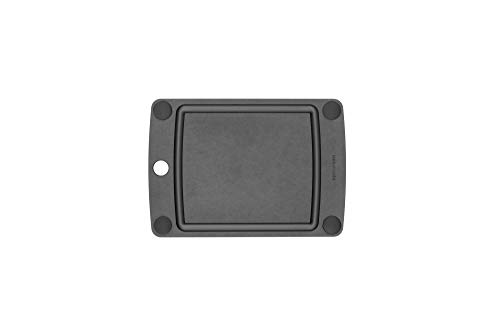 Image of Epicurean All-In-One Cutting Board with Non-Slip Feet and Juice Groove, 10 inch x 7 inch, Slate /Black