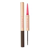 tarte big ego sketch and set brow pencil and tinted gel - dark brown - full size