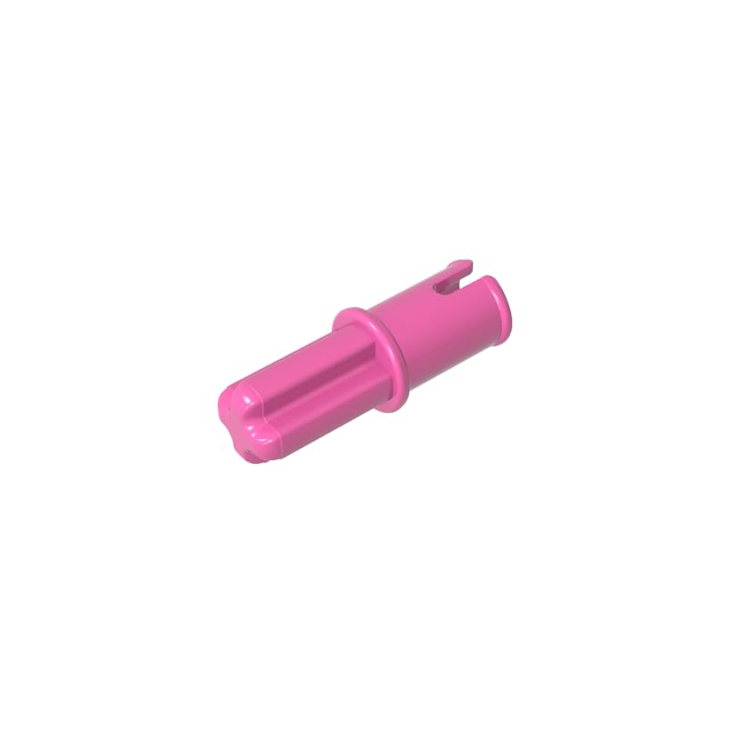 Gobricks Shaft Bolt Connection Technic Axle Pin Without Friction Ridges Lengthwise 6562 3749 GDS-914 50Pieces Compatible with Lego Classic Bulk Toy MOC Color:Dark Pink