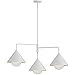 Alora Mood CH485245WHOP Remy Chandelier, White/Opal Glass