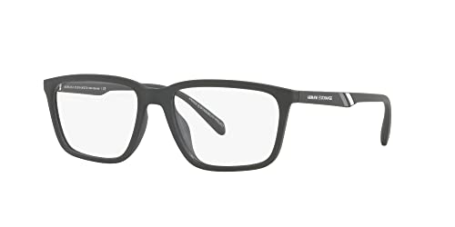 Image of Armani Exchange mens Ax3089u Universal Fit Square Prescription Eyewear Frames