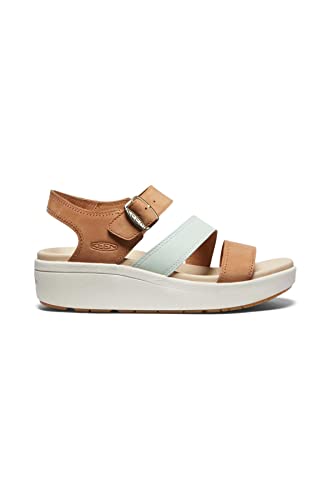Image of KEEN Women's Ellecity Backstrap Open Toe Adjustable Comfortable Platform Wedge Sandal