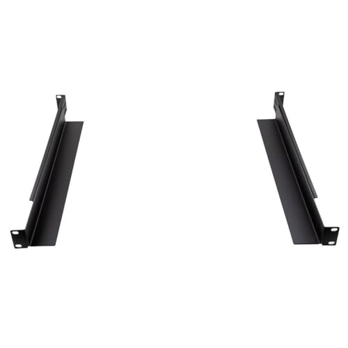 kenable 1U Adjustable Server Rack Rails 4 Post Mount L Bracket Kit 53cm to 81cm Depth for 19 inch Cabinet