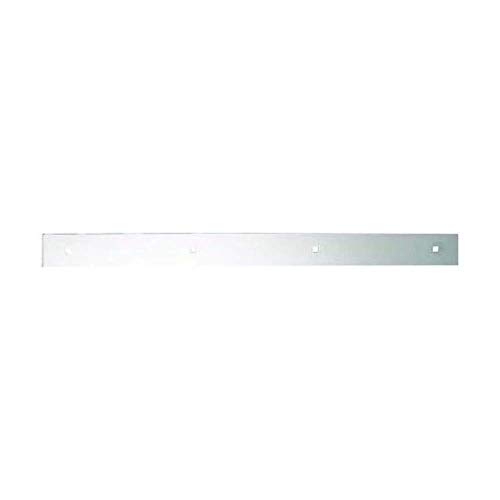 Image of Fortpro 2 inch X 24 inch Mud Flap Chrome Top Plate With Bolt Thru Studs | F247597