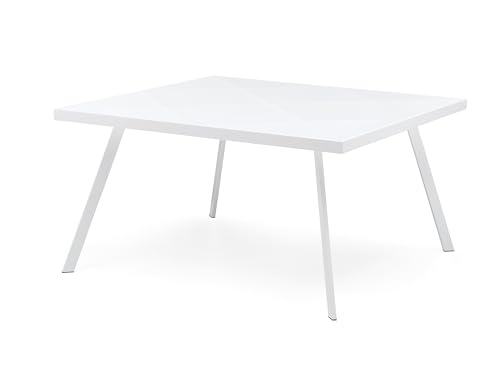 Calligaris, tavolo Frame. Gambe BIANCO OTTICO OPACO Struttura BIANCO OTTICO