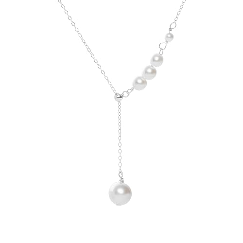 Cadeau Pour Anniversaire : Collier Pendentif Y Perles D'eau douce Cora Femme