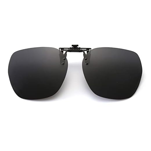 YAMEIZE Occhiali da Sole Polarizzati Clip On Rotondi - Occhiali Anti-Glare con Protezione UV400 Flip Up Rimless per Uomo Donna Guidano e Viaggiano all'aperto