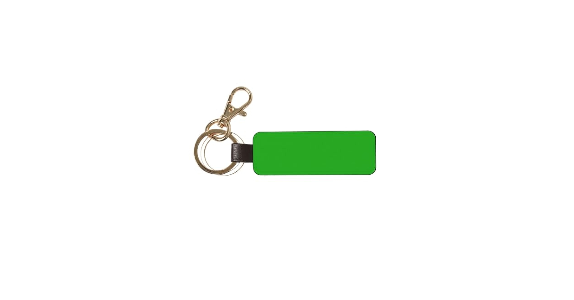 Xiso Ver Green Leather Keychain Universal Key Fob Keychain