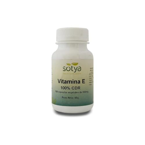 SOTYA - SOTYA Vitamina E 100 cápsulas 500 mg