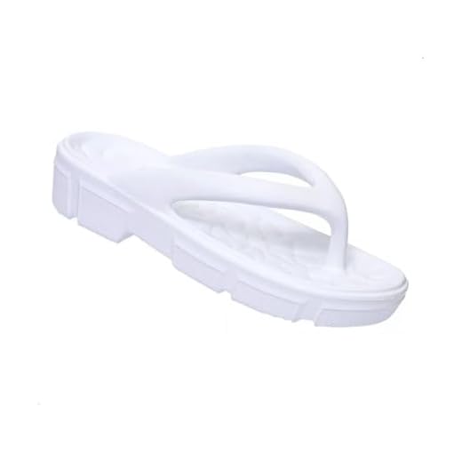 Sandália Chinelo Ortopédico Nuvem Unissex de Dedo em EVA Leve com Solado Antiderrapante e Palmilha Macia (Branco, BR, Adulto, Numérico, 37)