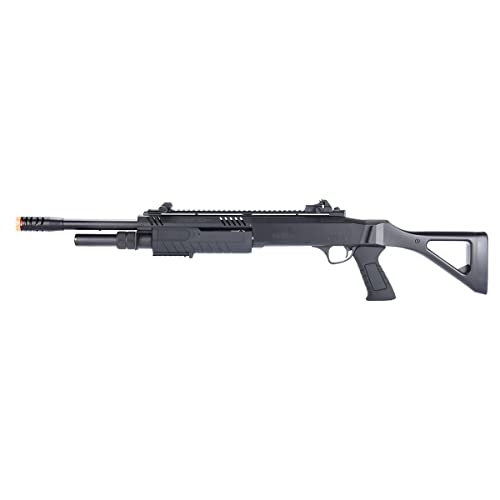 High FPS Tri-Shot 11'' Airsoft Shotgun Pump Action BO Manufacture FABARM STF w/Fixed Stock (2 Shells Included)