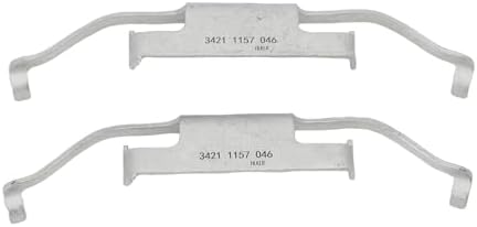2 Pcs Rear Brake Pad Retaining Clip 34211157046, Metal alloy Enhanced Stability Replacement for E81 E82 E30 E87 E36 E46 E90 E93 X1 Z4