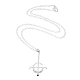 KIOLOEAW Ghost Bc Nameless Ghoul Necklace Pendant Ghost Band Grucifix Papa Emeritus Patch Jewelry, As Pic, KIOLOEAW-T03-US-TP1161