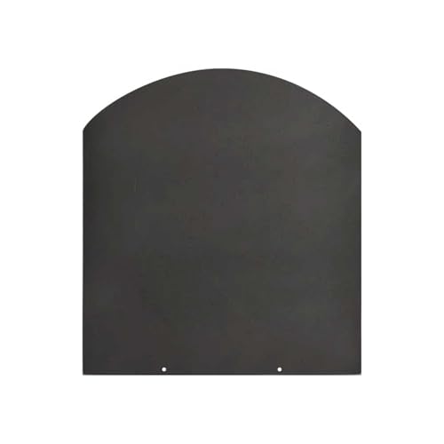 Pedana salvapavimento sotto stufa a legna e pellet in acciaio 100x90 cm