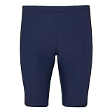 Slazenger Herren Spleiß-Badehose, marineblau / rot, Verschiedene Größen