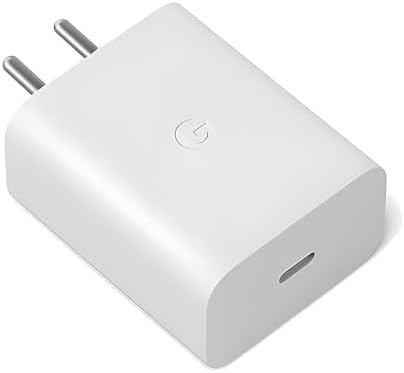 Google 30W Original Type C Fast Charging Power Adapter for Google 11/10/10 Pro/9A/ 9 Pro XL/9 Pro/8 Pro/8/8A,7 Pro/7/7A,Tablet/Chrome Books & Other USB C Devices Quick Charger Support-30 Watt,White