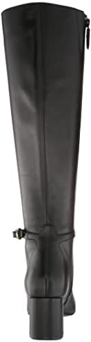 Cole Haan Women's Dana Block Heel Boot 60MM Equestrian, Black Princess Leather, 7 | Image 2