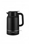 Sasma Home - 1.5L Vacuum Insulated Cordless Electric Kettle, 5 Layer Insulation Keep Water Hot for 6 hours, Highest Food Grade 316L Stainless Steel, Anti Spill Lock -1800W Strix Controller (Black)