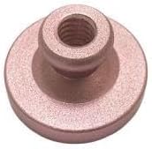 M hr  Mumu Damga 30mm Yuvarlak Bo  Al minyum Rose Gold Eloksal Kafa