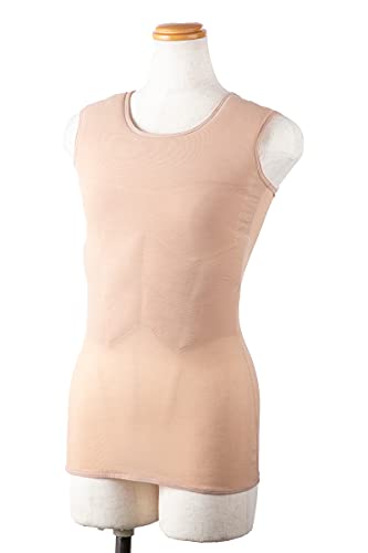 ［クラッセ］細マッチョインナー 胸つぶし 男装 コスプレ ナベシャツ 補正下着 筋肉シャツ Mサイズ