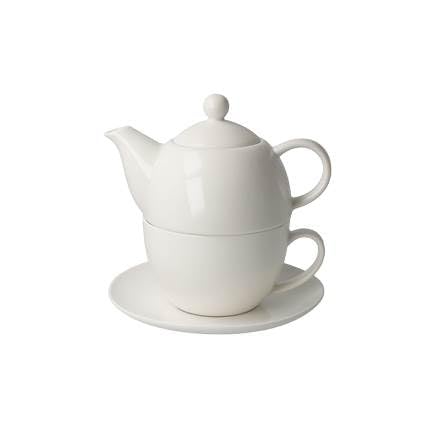 Théière Tea for One Kaiser porcelaine blanche idée cadeau thé