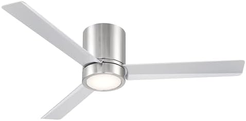 MINKA-AIRE Roto Flush 52" Hugger LED Ceiling Fan F644L-BN - Brushed Nickel