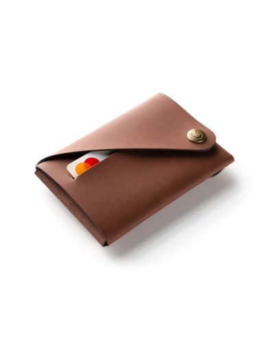 Crazy Horse Craft Portefeuille Minimaliste Homme Femme, Porte Carte en Cuir