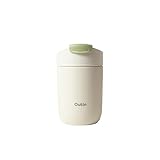 OutIn Tazza Termica Caffe con Isolamento Sottovuoto, Tazza Termica da Viaggio per Caffè Isolato per Esterni con Coperchio Flip a Prova di Perdite, Mug in Acciaio Inox da 11.8 fl oz (350ml)Calde&Fredde