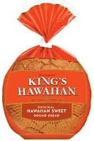 Kings Hawaiian Original Sweet Round Bread, 16 Ounce -- 6 per case.