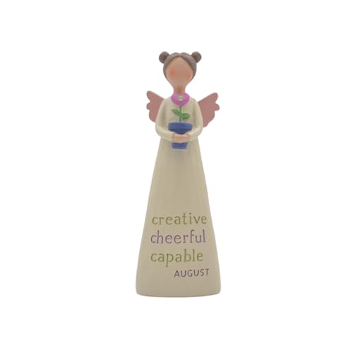 Feather & Grace Birth Angel Hand Painted Decorative Figurine